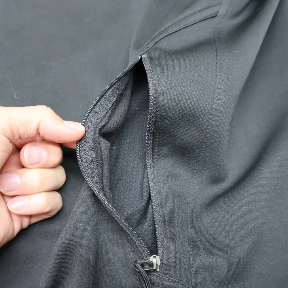 North Face Jacket Men Large Black Ridgewall Softshell Rain Wind Full Zip Outdoor
